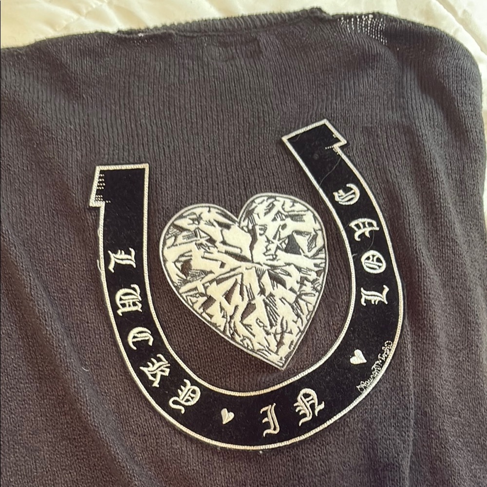 Lauren Moshi Black Women's Sweater with metal Accents - Picture 5 of 5